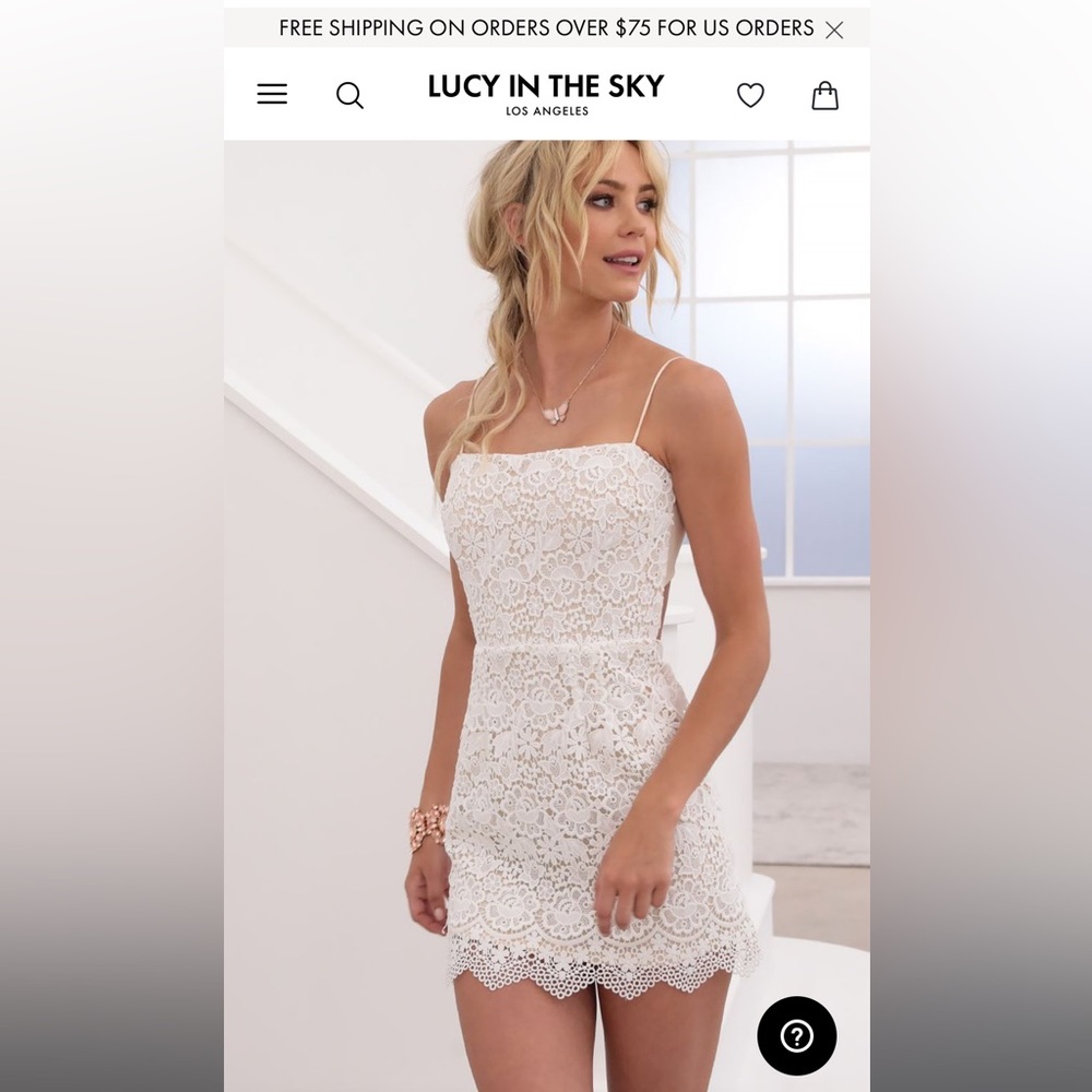 White Lace Bodycon Dress